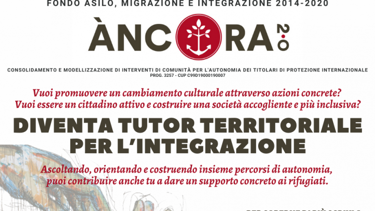 Àncora 2.0, secondo corso di formazione gratuito per tutor territoriali d’integrazione
