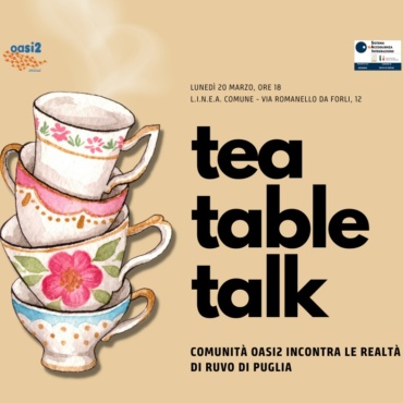 TEA TABLE TALK – Il progetto Sai Ruvo di Puglia si racconta